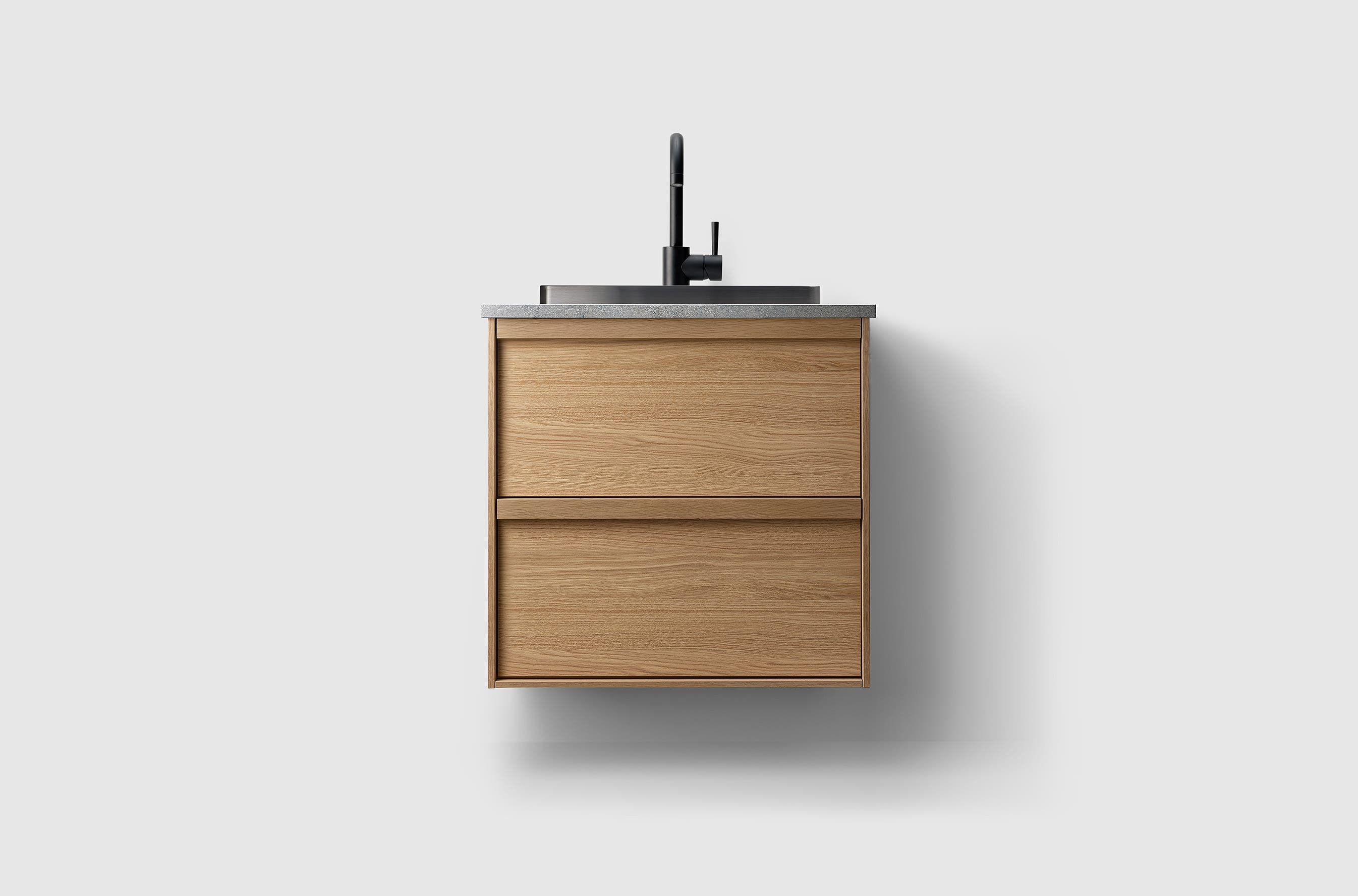 XXh2/60 - Oak Wood - Grey Marble/Black