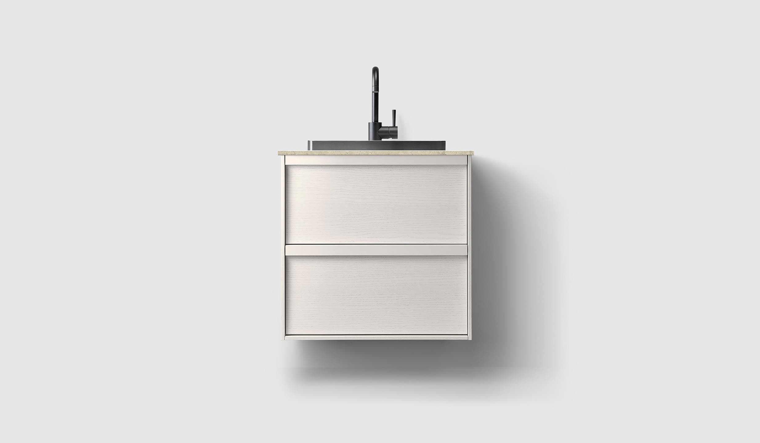 H2/60 - White Wood - RG/Black Chrome