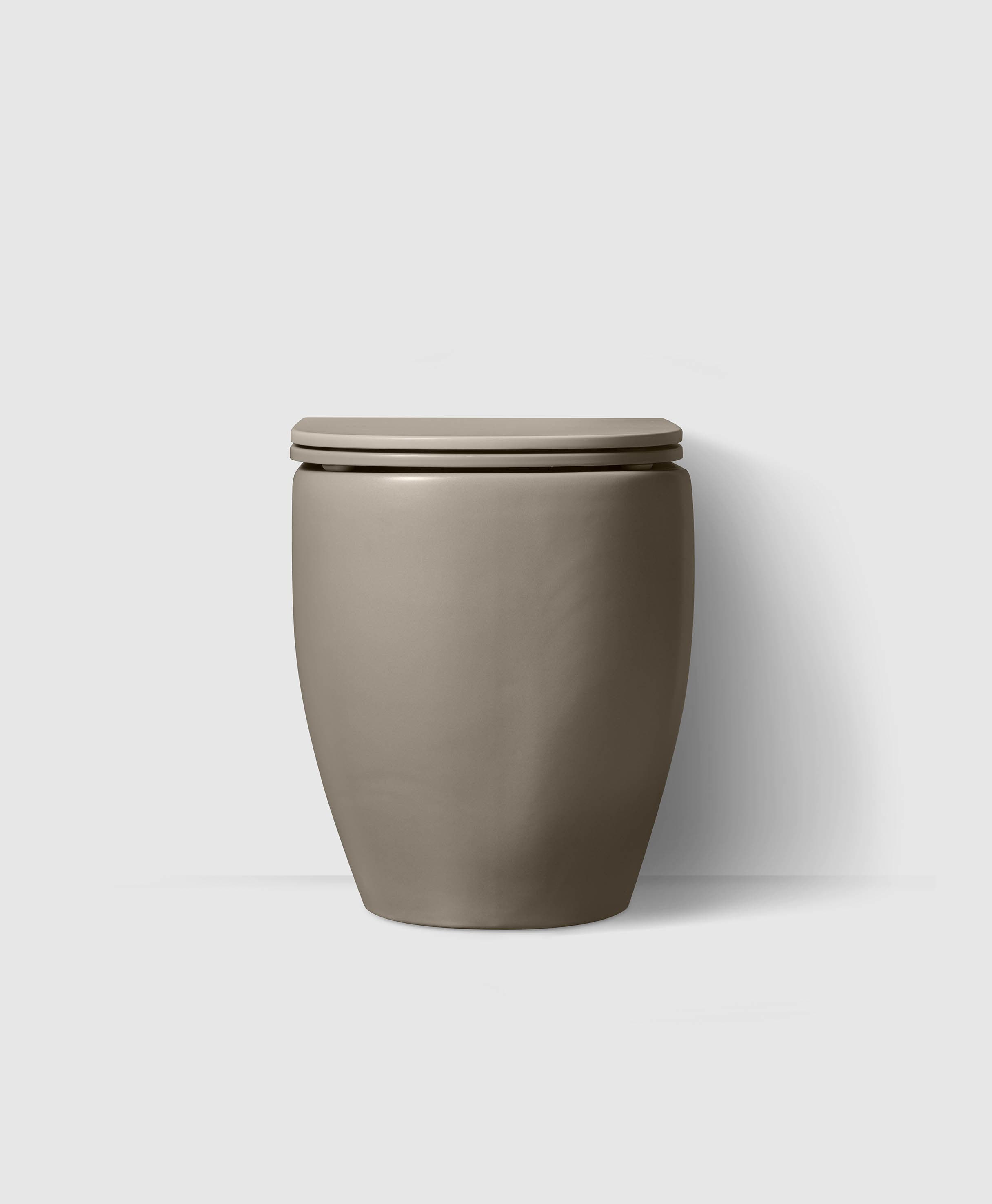 WC/3 floor standing 55 matte grey with seat