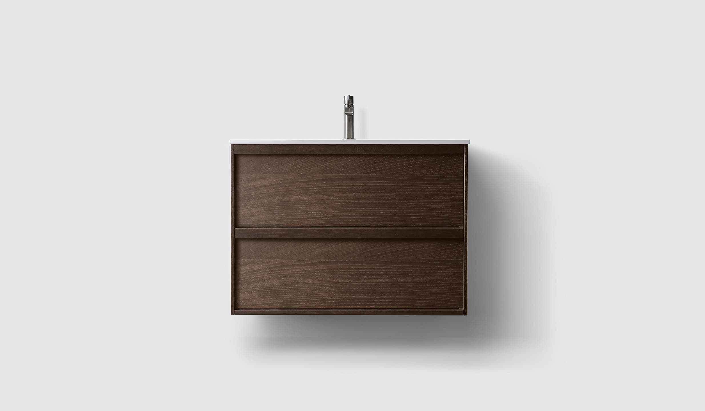 H2/80 - Smoked Oak Wood - White Solid IG