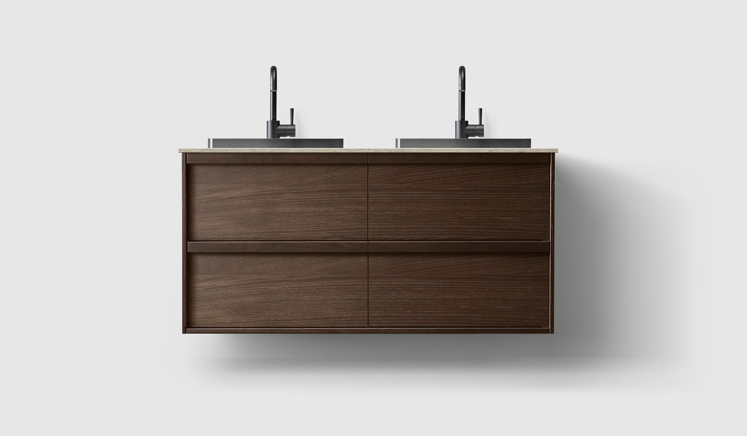 H2/120 - Smoked Oak Wood - AGH/Black Chrome