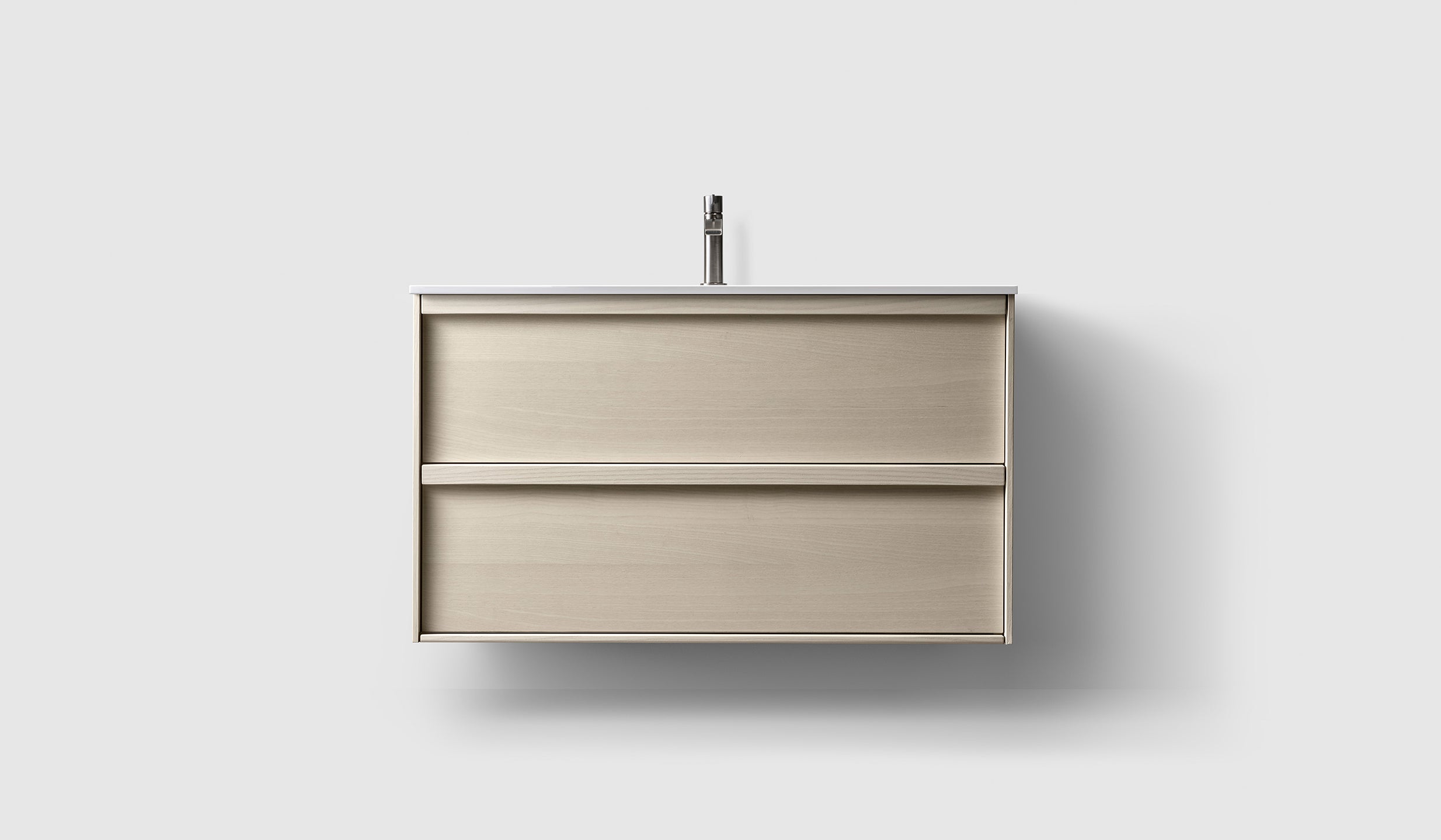 H2/100 - Light Ash Wood - White Solid IG