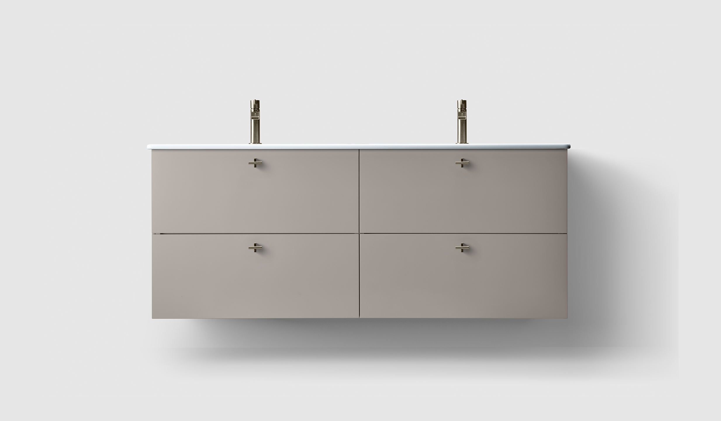 H3/140 - Warm Grey - Porcelain - A2.03 Brushed Nickel