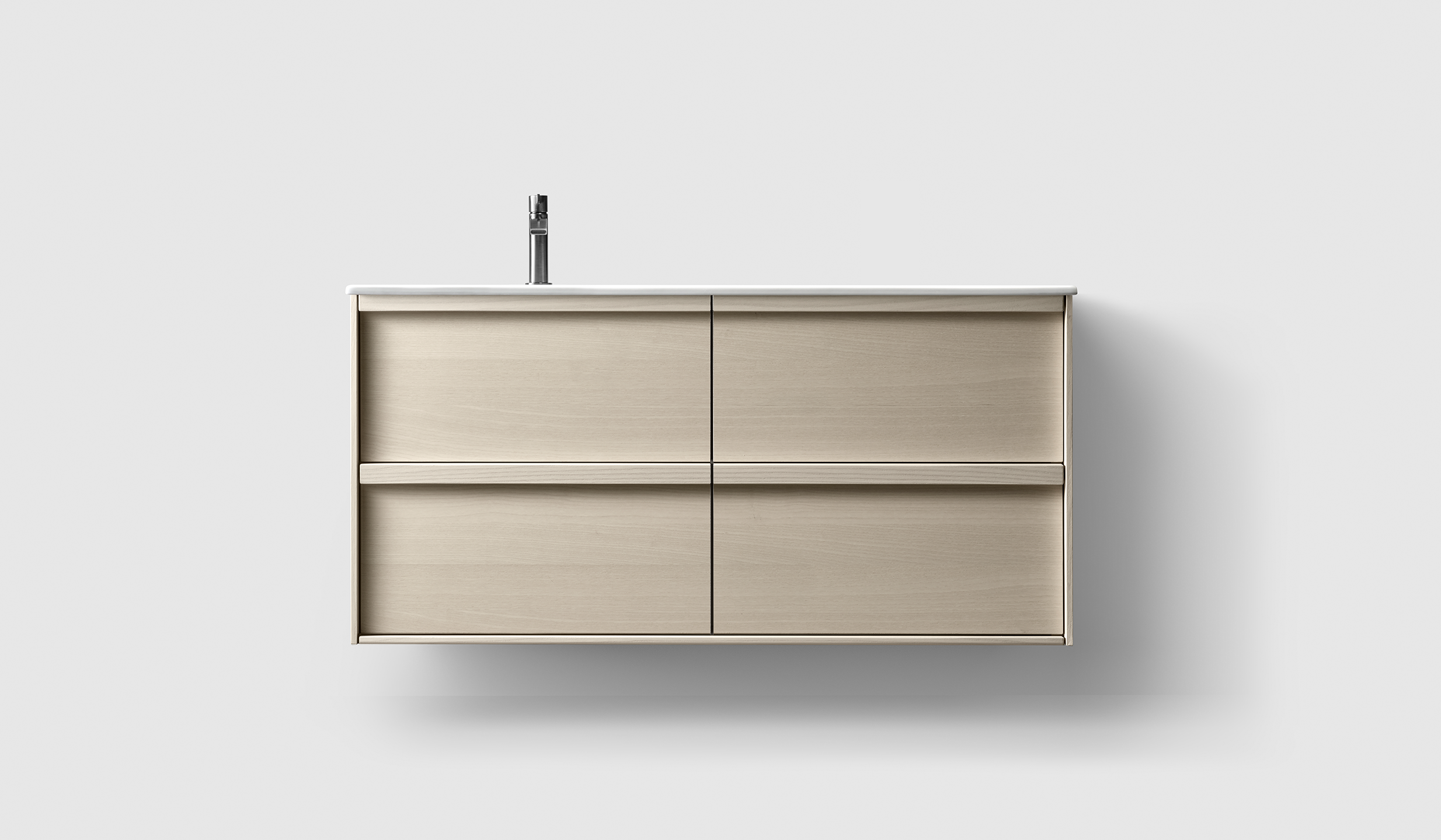 H2/120 - Light Ash Wood - Porcelain Left