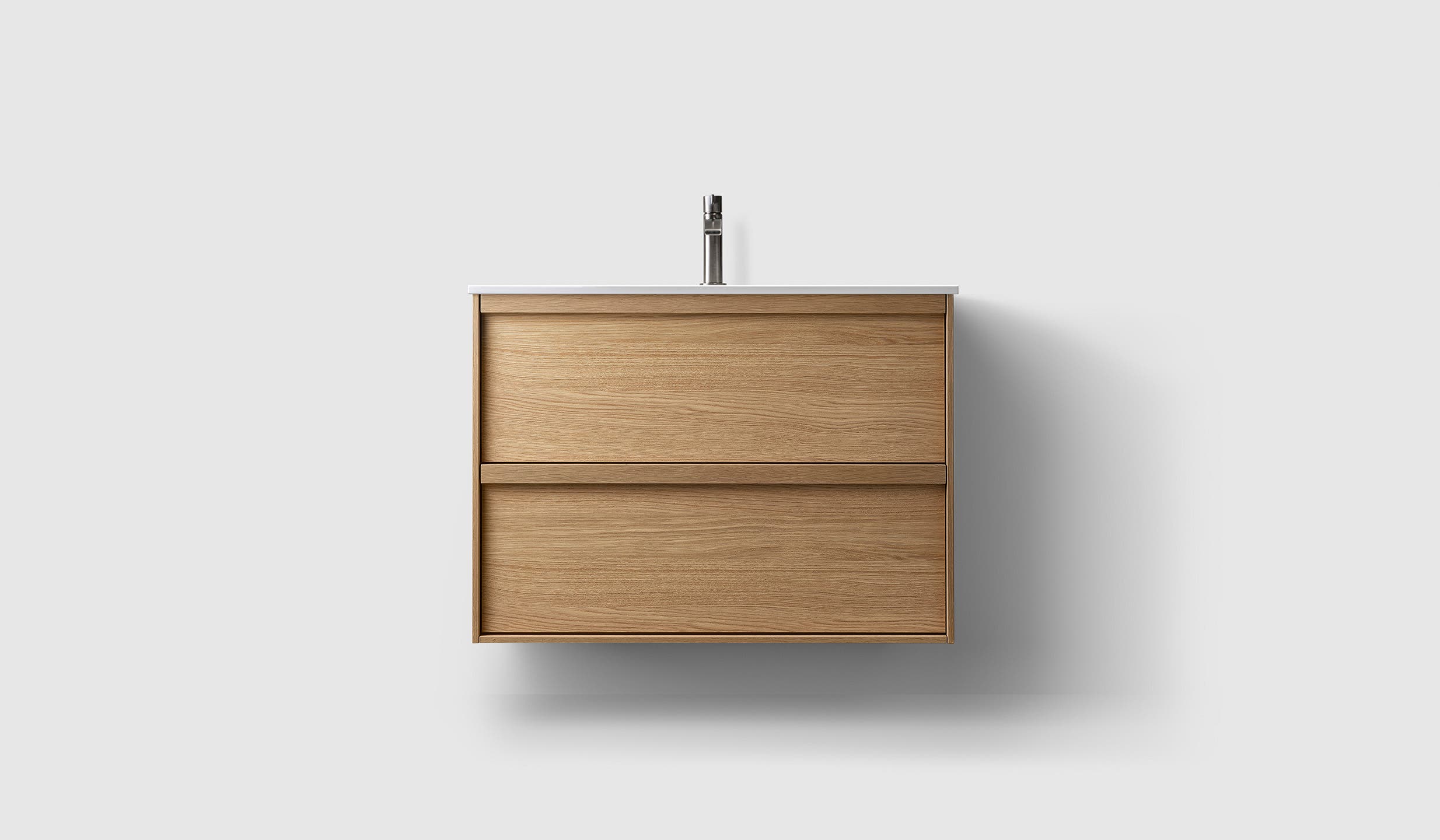 H2/80 - Oak Wood - White Solid IG