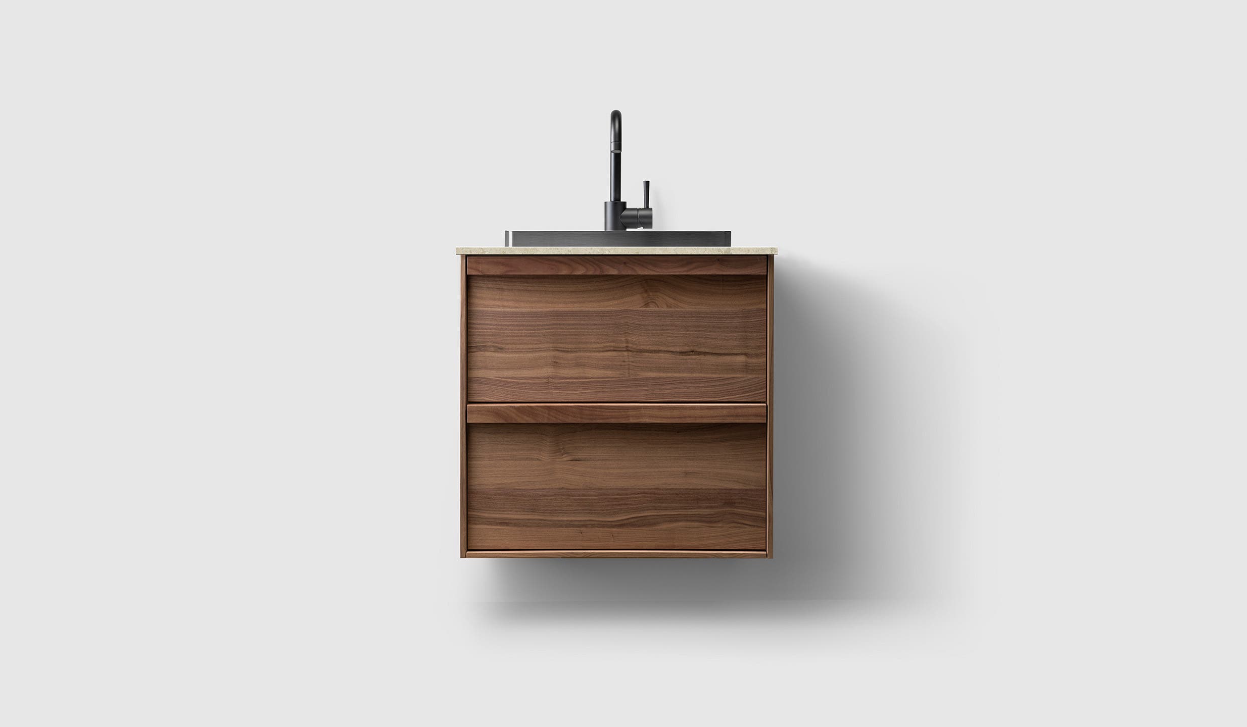 H2/60 - Walnut Wood - RG/Black Chrome