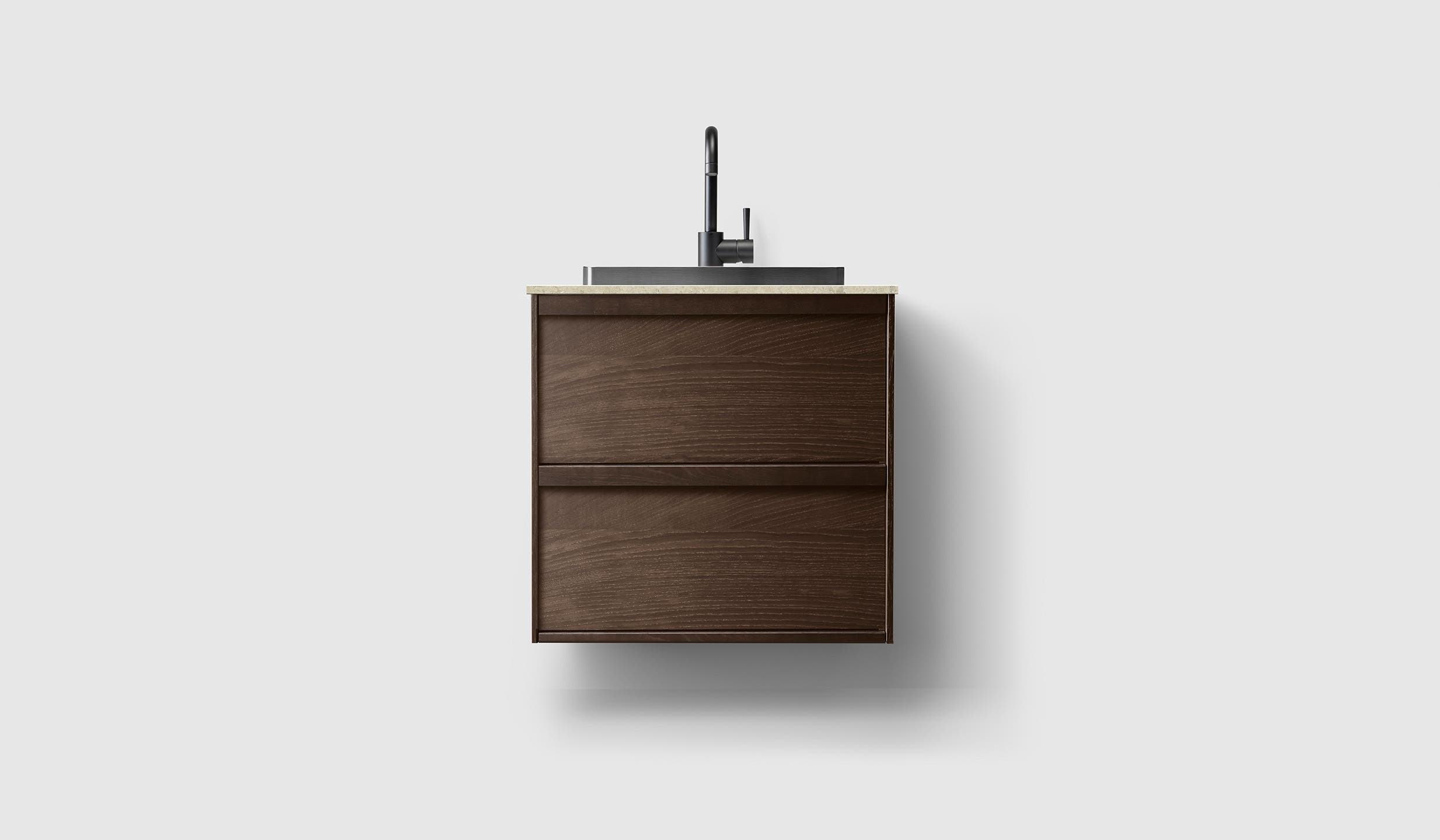 H2/60 - Smoked Oak Wood - RG/Black Chrome