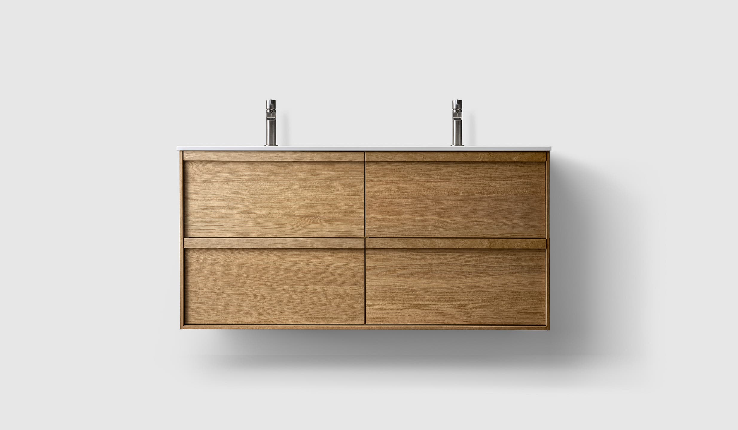 H2/120 - Oak Wood - White Solid IG
