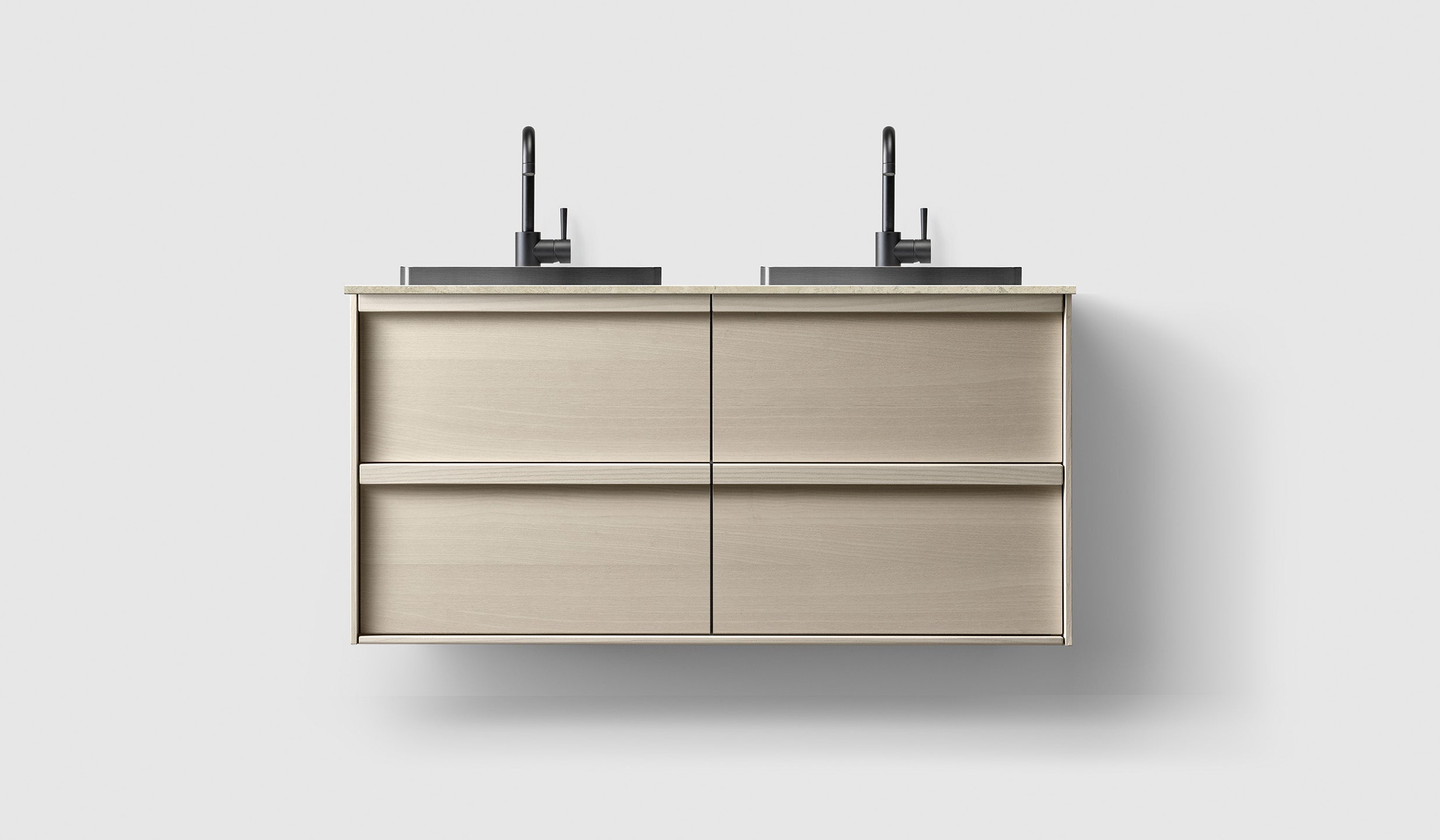 H2/120 - Light Ash Wood - AOH/Black Chrome