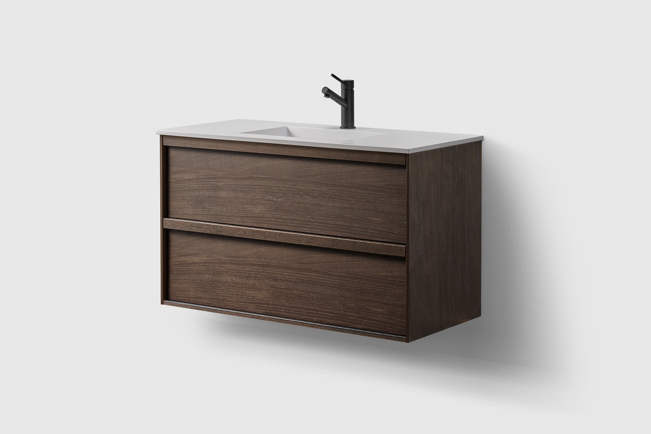 H2/100 - Smoked Oak Wood - White Solid IG