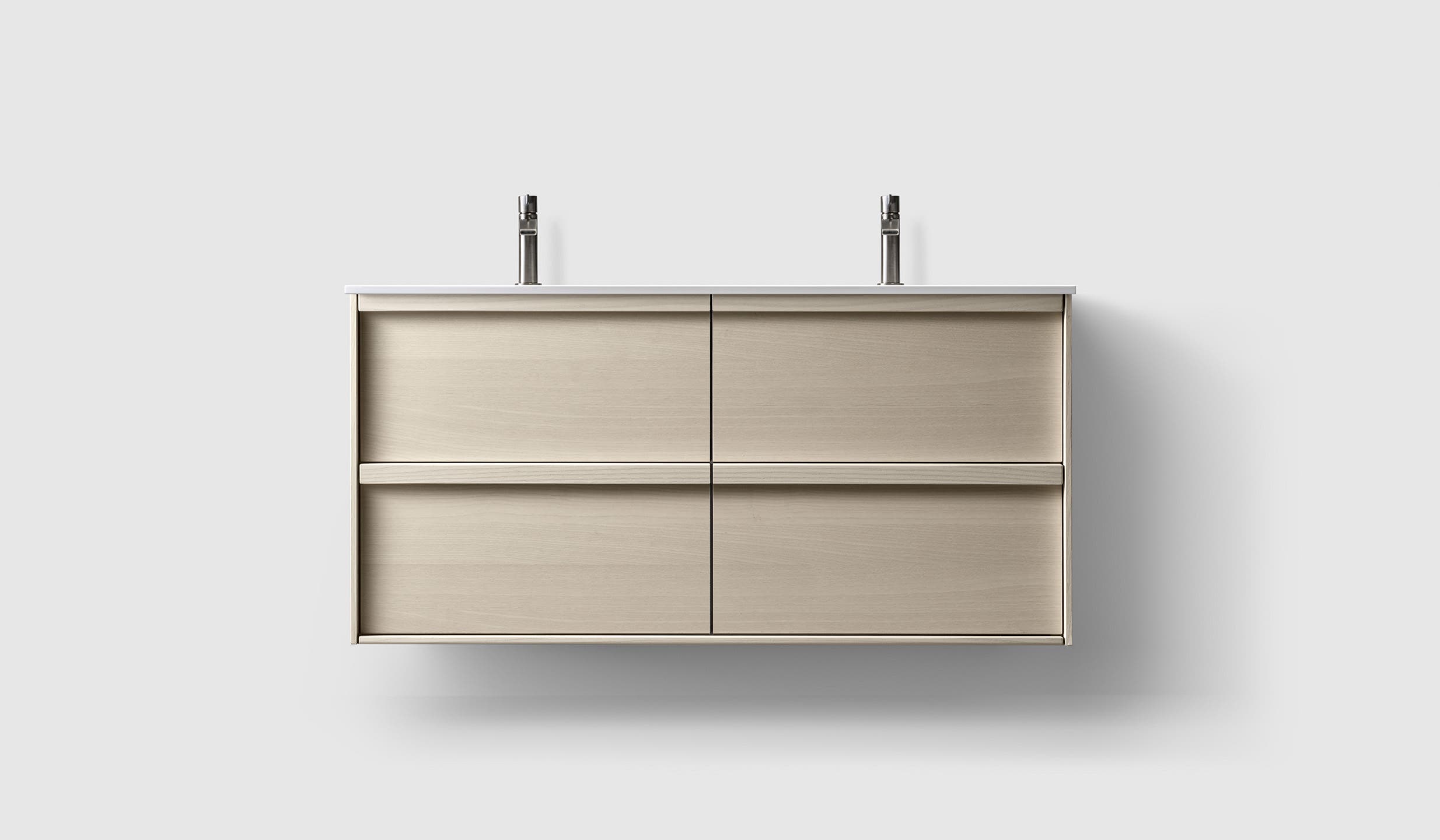 H2/120 - Light Ash Wood - White Solid IG