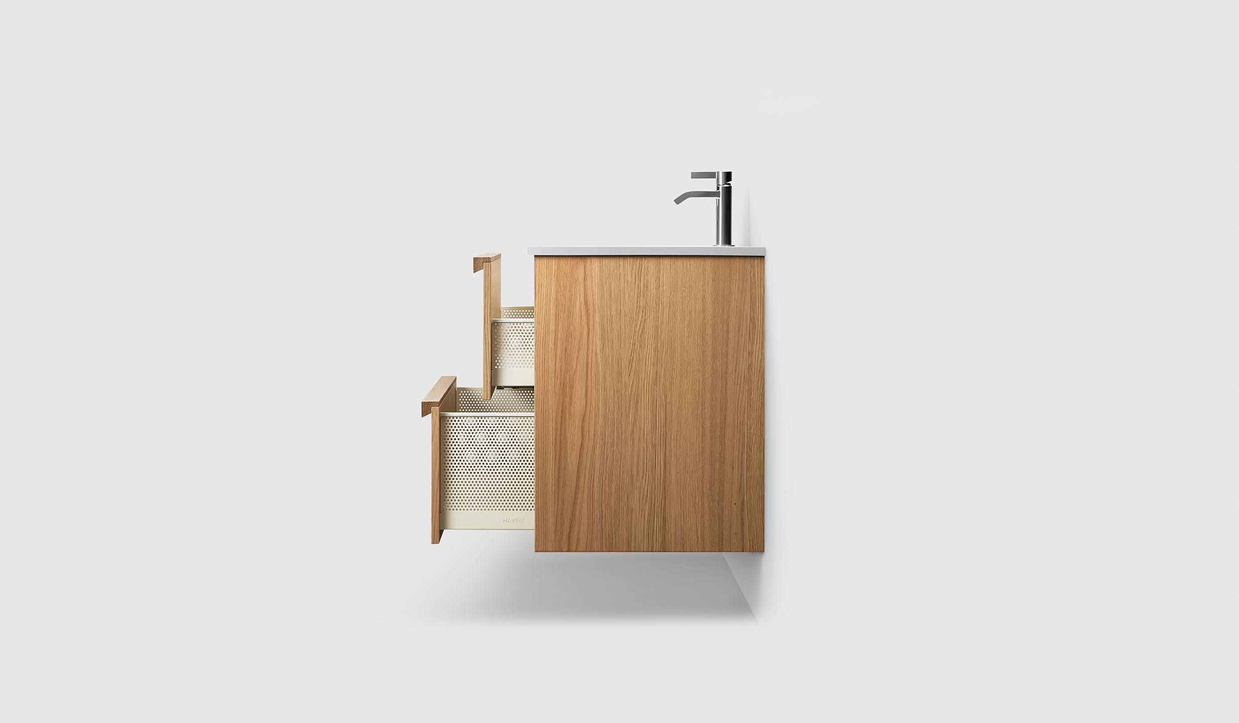 H2/100 - Oak Wood - White Solid IG