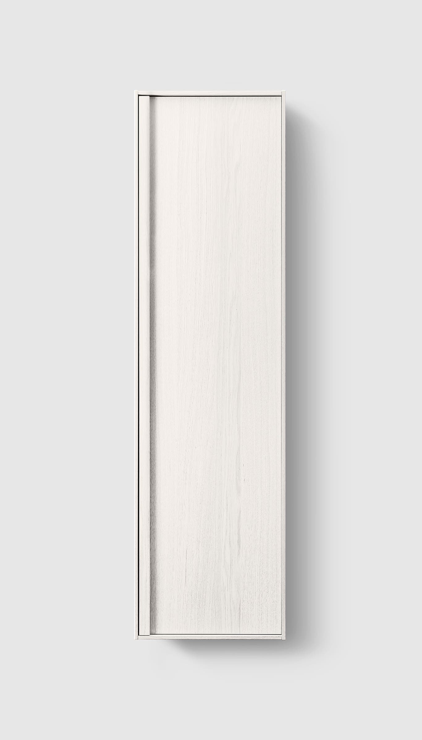 H2/TC45 White Wood H2 Tall Cabinet