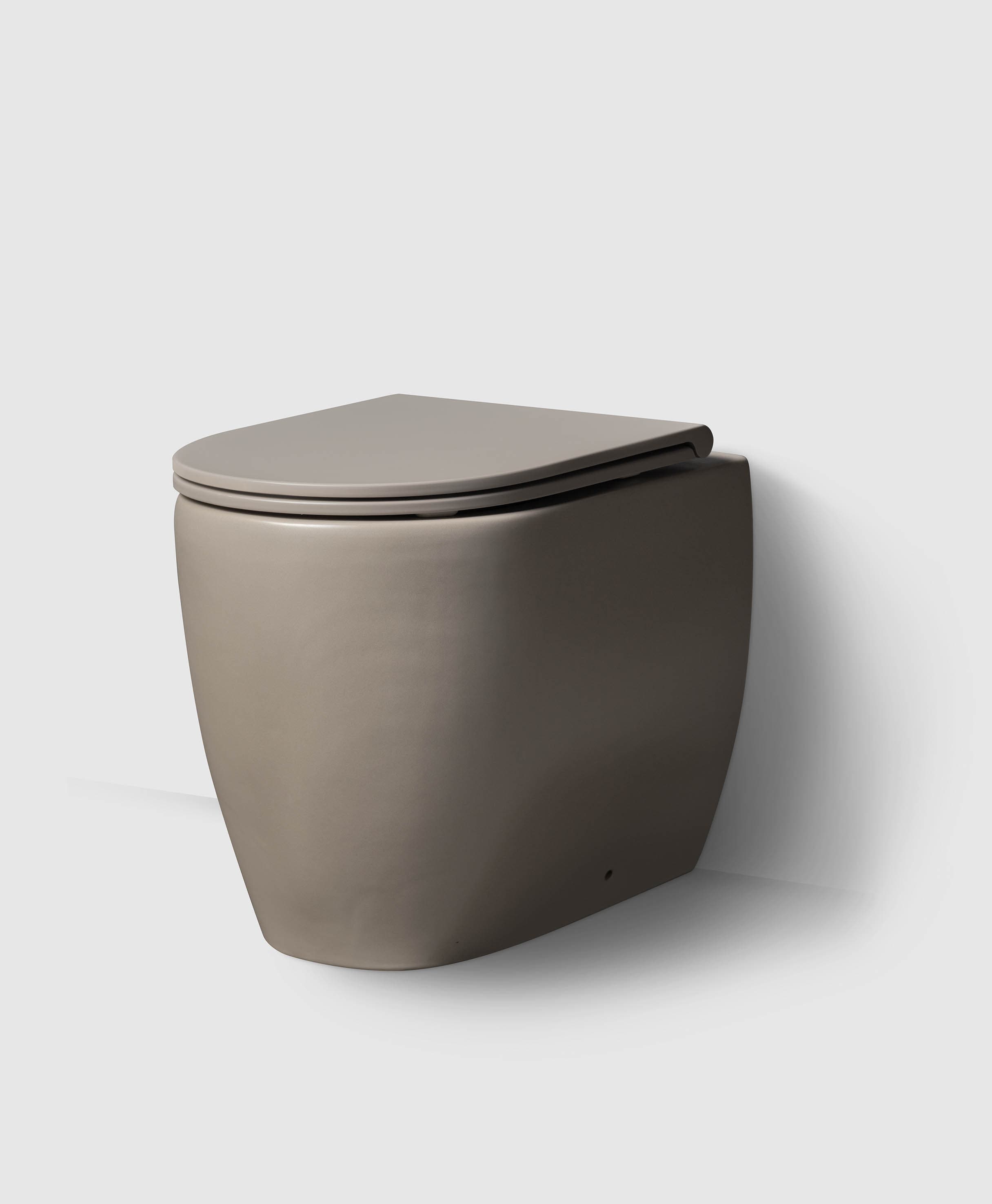 WC/3 floor standing 55 matte grey with seat