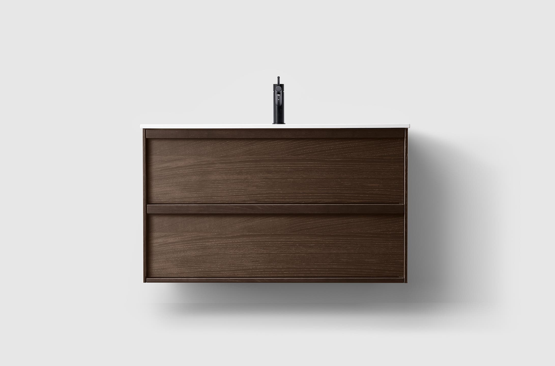 H2/100 - Smoked Oak Wood - White Solid IG