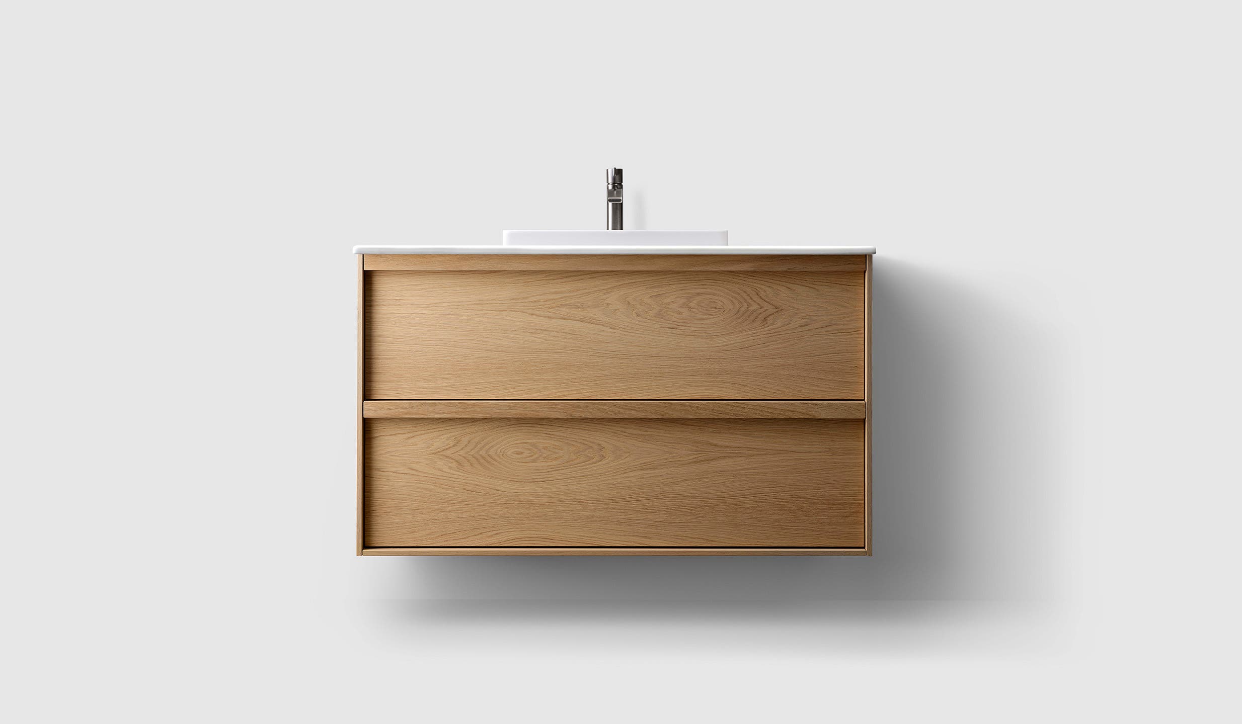 H2/100 - Oak Wood - White Solid