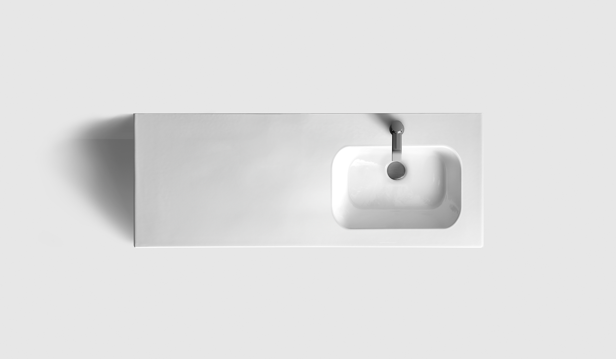 H3/120 - Warm Grey - Porcelain Right - A2.05 Brushed Nickel