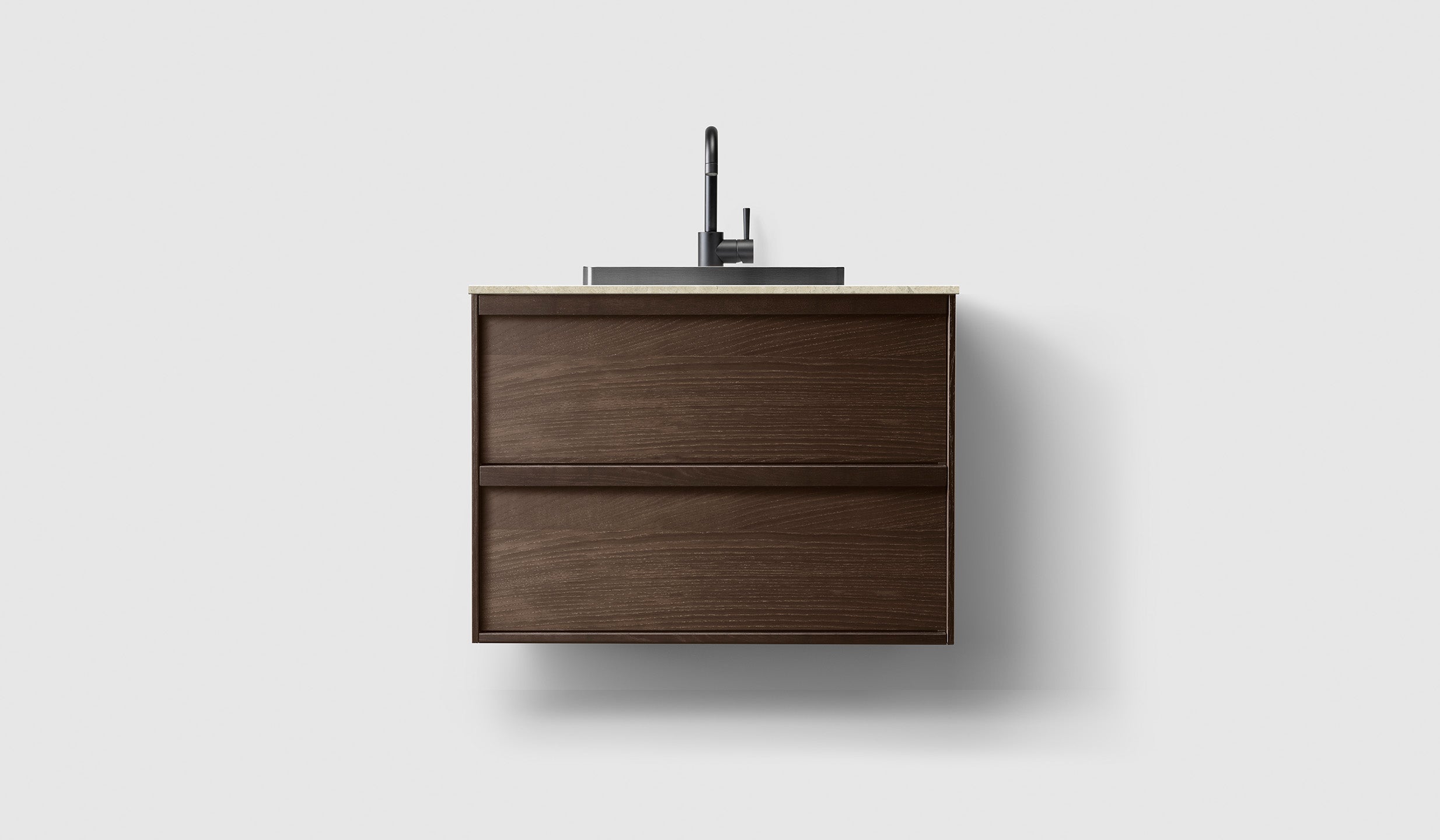 H2/80 - Smoked Oak Wood - SSGH/Black Chrome