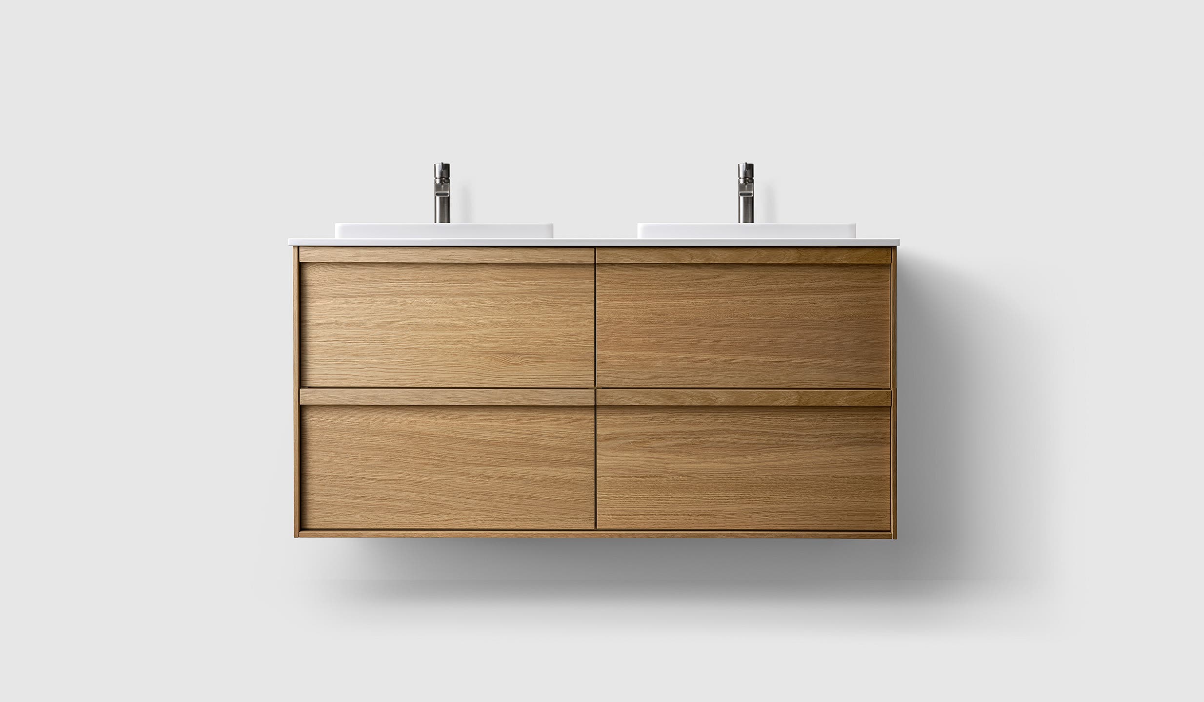 H2/120 - Oak Wood - White Solid