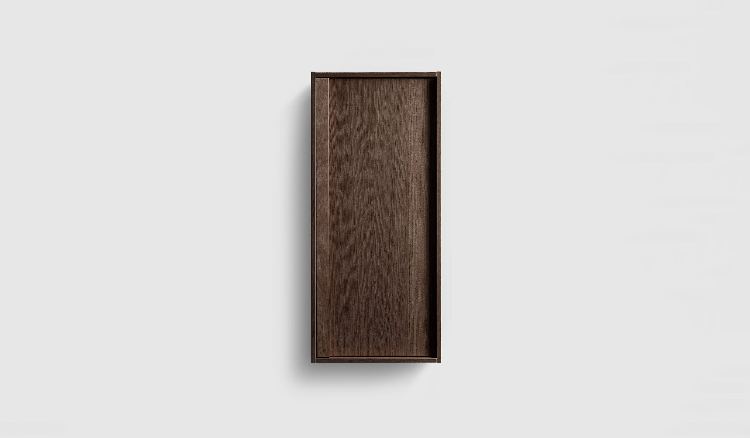 H2/C32 Smoked Oak Wood H2 Wall Cabinet