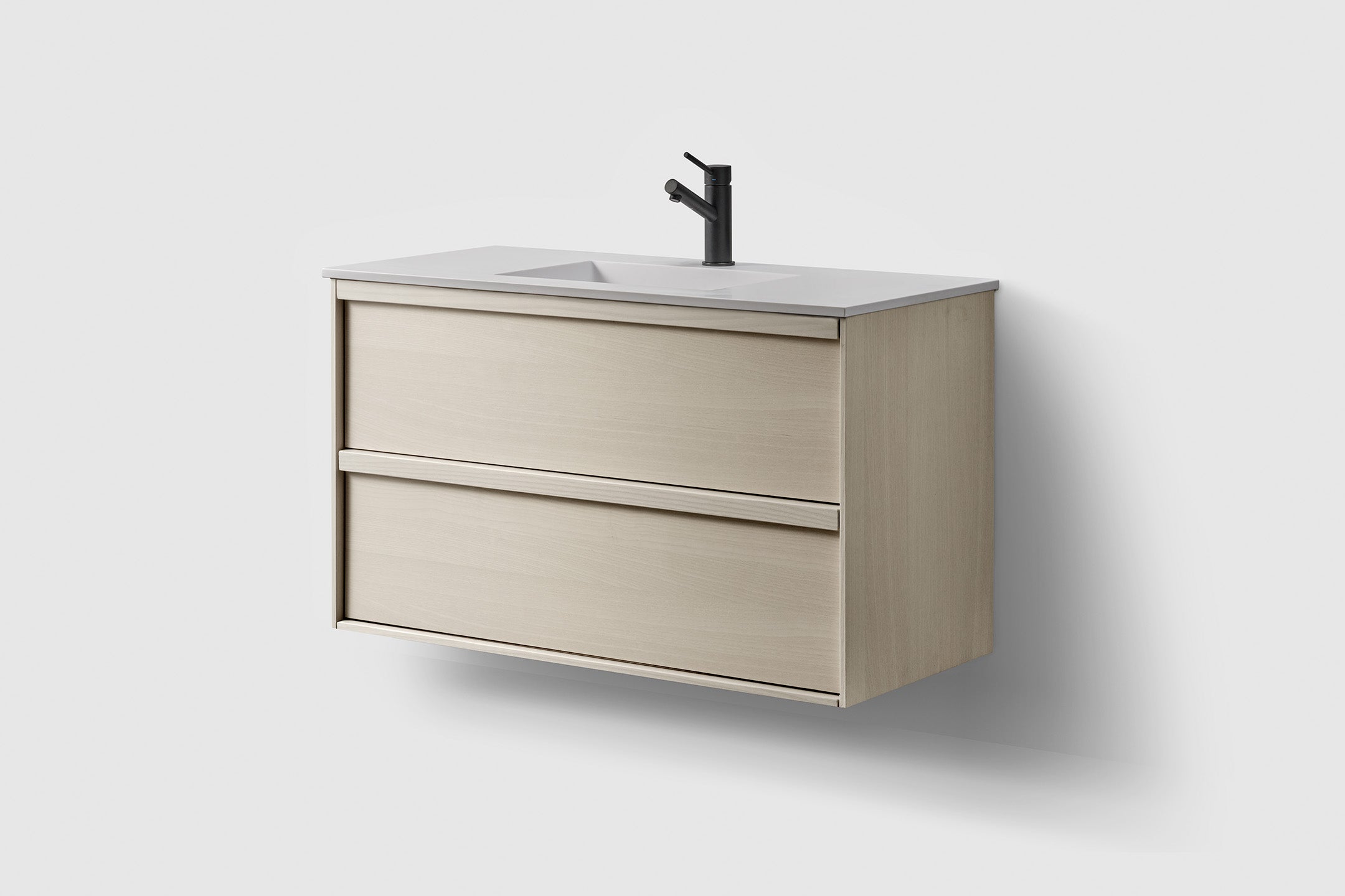 H2/100 - Light Ash Wood - White Solid IG